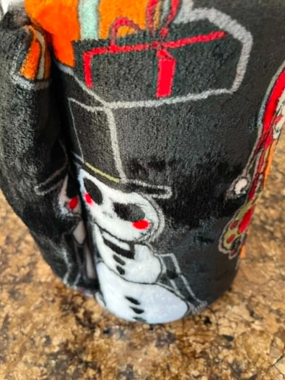 Disney Tim Burton's Nightmare Before Christmas Plush Throw